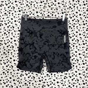 Gymshark | Adapt Camo Seamless Black Grey Sexy Workout Gym Shorts XL